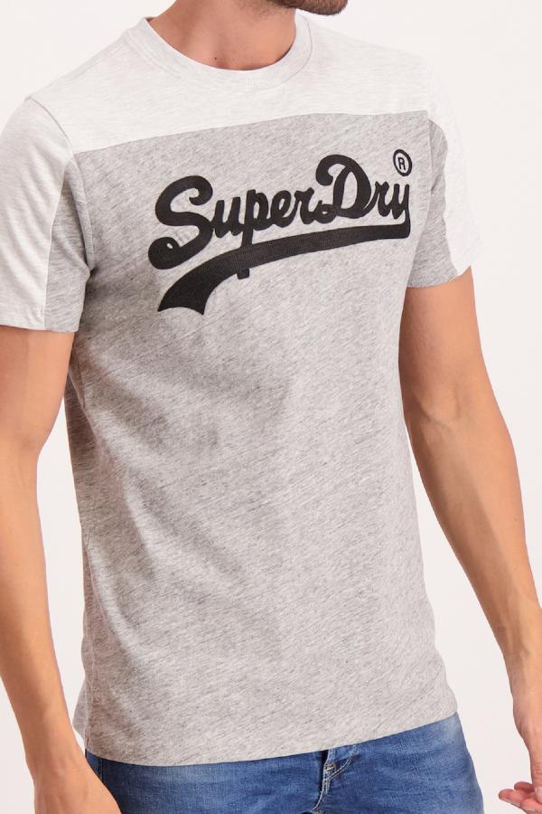 S Tee-shirt SUPERDRY 1 gris Tee-shirts Superdry Homme Homme Vêtements Superdry Homme Tee-shirts & Polos Superdry Homme Tee-shirts Superdry Homme 